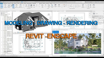 DỰNG HÌNH - TRIỂN KHAI  - RENDER  VỚI REVIT - ENSCAPE