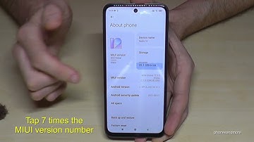 Redmi 10 Prime: How to enable the Developer Options? for USB Debugging etc.