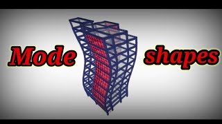 Etabs tutorial: Mode shapes