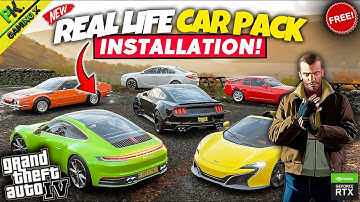 How To Install Real Life Car Pack in GTA 4 (2025) 🚗 | Ultra Realistic Cars + Easy Replace Method✅
