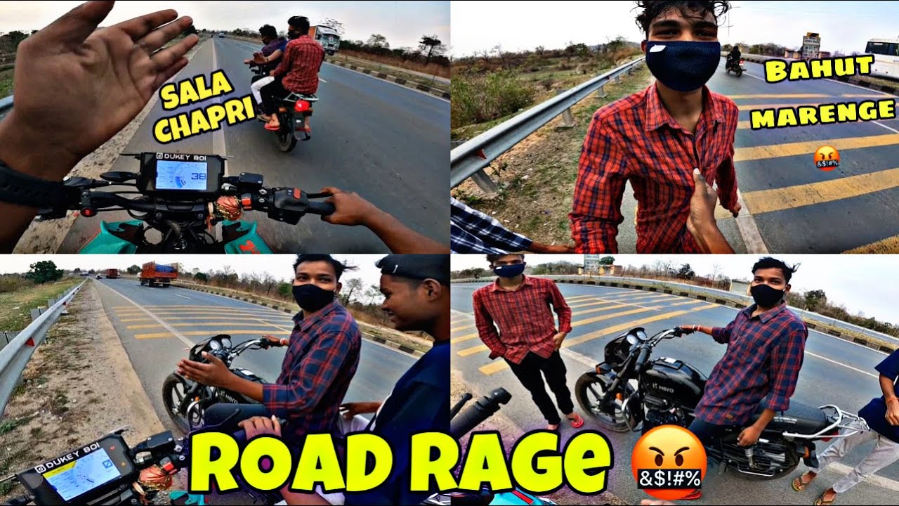 Road Rage 😡 with chapri Gang 🤬 / Bahut Marenge 💥