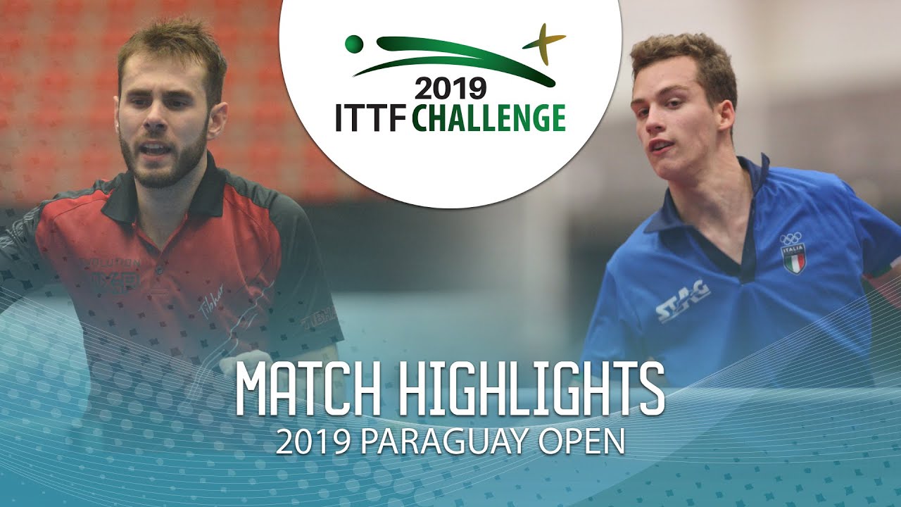 Florian Cnudde vs Matteo Mutti | 2019 ITTF Paraguay Open Highlights (Group)