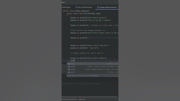 Escape Sequence "Tab Key" - Java Shorts #coding #programming #java