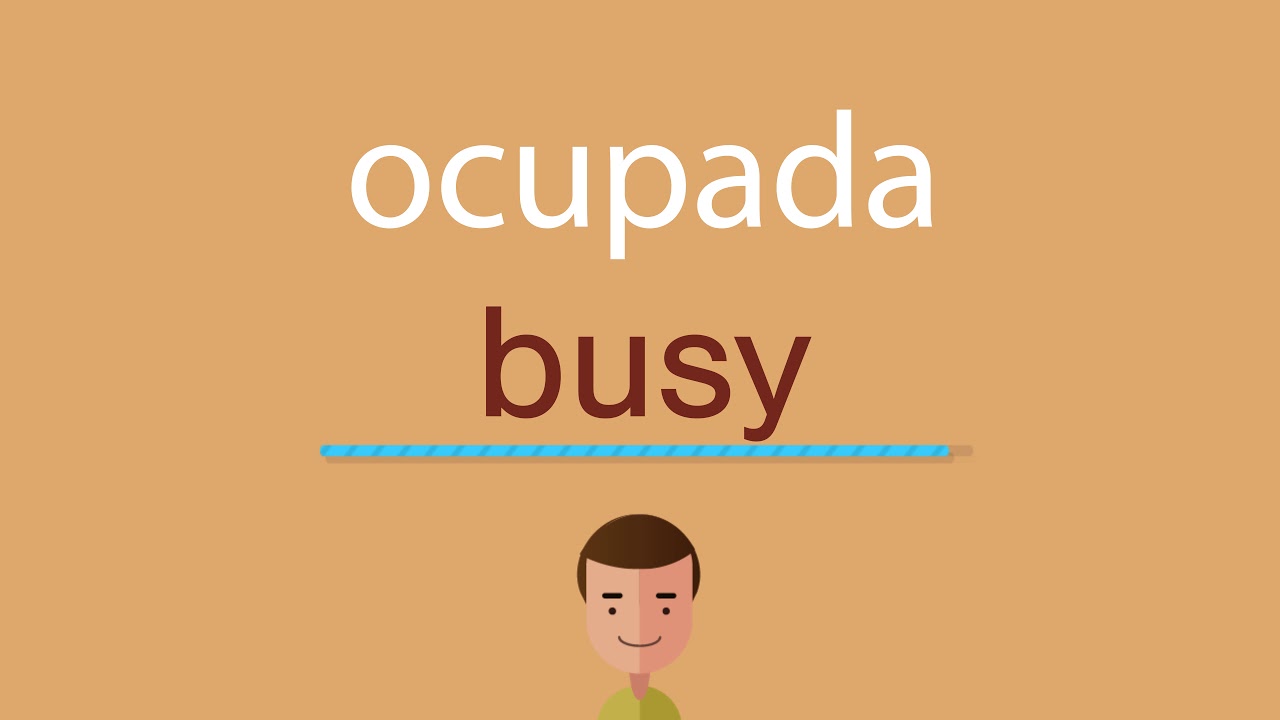 Estou Ocupada Em Inglês - FDPLEARN
