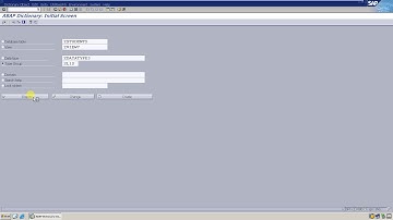 SAP ABAP: Data Dictionary (SE11) Overview | Different objects in data Dictionary