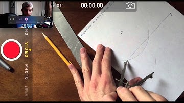 Constructions: Perpendicular to a Line through an External Point - Pi(e) Squared