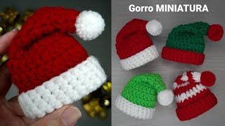 Gorro de crochê MINIATURA