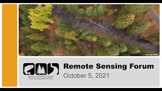 PNAMP Remote Sensing Forum Meeting (October 5, 2021)