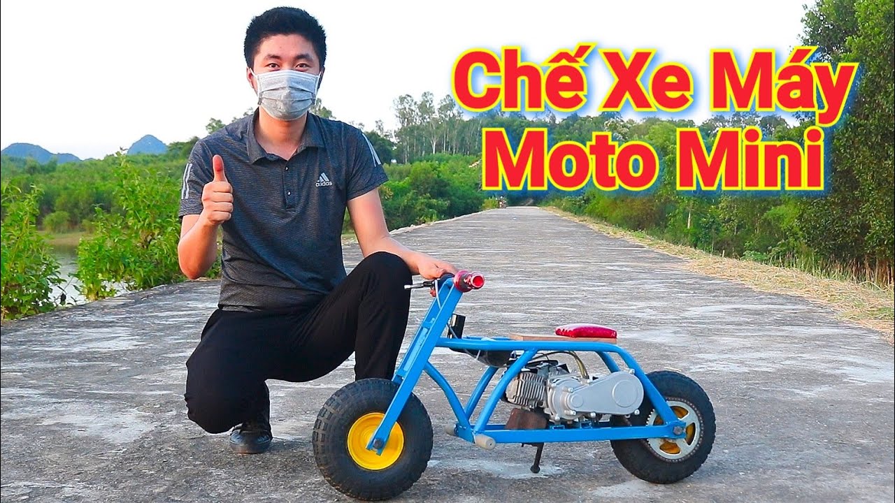 MOTO MINI 50CC  XE RUỒI MINI 50CC  PHIÊN BẢN GIẬT DÂY KÉO NỔ  CÓ ĐÈN   XĂNG PHA NHỚT  TẢI TRỌNG 100KG  Shopee Việt Nam