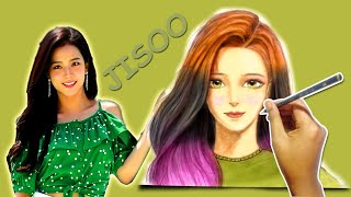 GAMBAR JUKYUNG LIM DARI KOMIK THE SECRET OF ANGEL WEBTOON COMIK KOREA CUTE JISOO BLACKPINK COLOUR TO