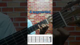 A augmented chord / A aug / guitar chord