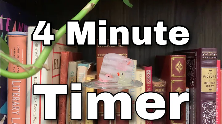 4 Minute Timer - Tiny Ducks in Ice Cube Time Lapse