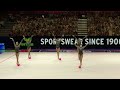 CONJUNTO DE GINÁSTICA RÍTMICA É CAMPEÃO MUNDIAL NA SÉRIE COM 5 BOLAS