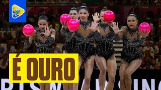 Conjunto De Ginástica Rítmica É Campeão Mundial Na Série Com 5 Bolas