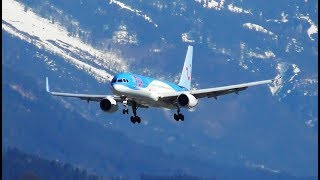 Incredible Plane Spotting at Innsbruck Airport | 23-03-19