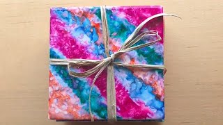 Crafty Wednesdays - Sharpie & Alcohol Tiles
