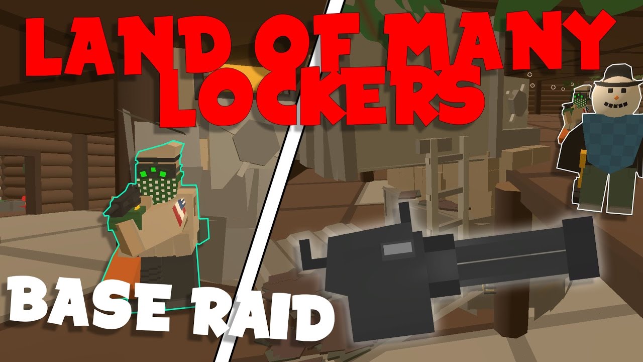 Unturned Lockers Everywhere!!! Base Raid YouTube