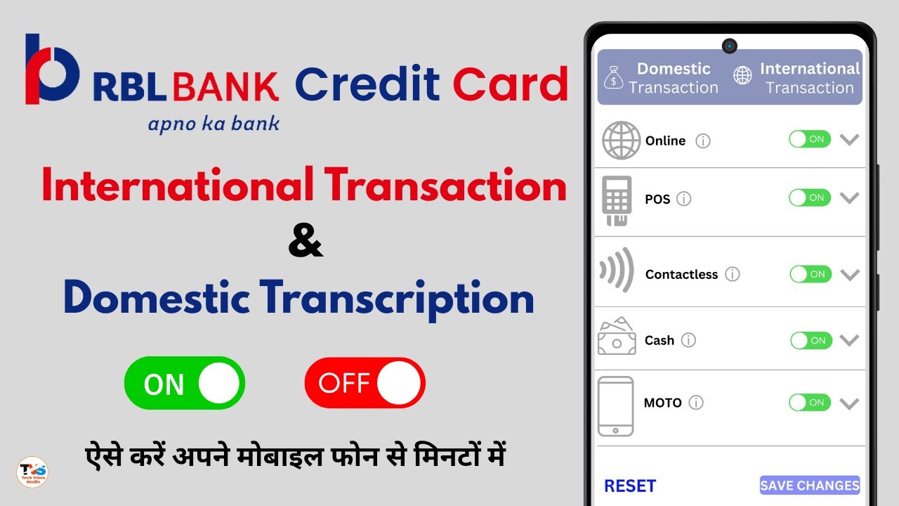 How To Enable RBL Credit Card Transaction | RBL Credit Card Transaction Enable Kaise Kare