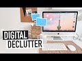 DIGITAL DECLUTTER | organizing my files, email & hard drives
