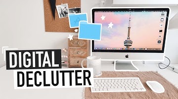 DIGITAL DECLUTTER | organizing my files, email & hard drives