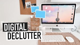 DIGITAL DECLUTTER | organizing my files, email & hard drives