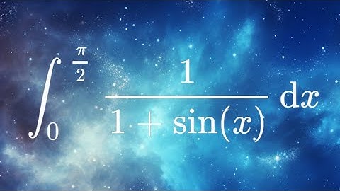 Une intégrale surprenante !