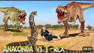 Most Dramatic Hollywood movies (2024)| Dinosaur Vs Anaconda | T-rex Attackdinosaur |vfx mix video