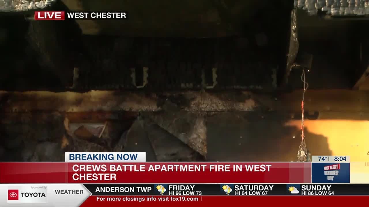 14 people displaced after large fire occurs in West Chester apartment ...