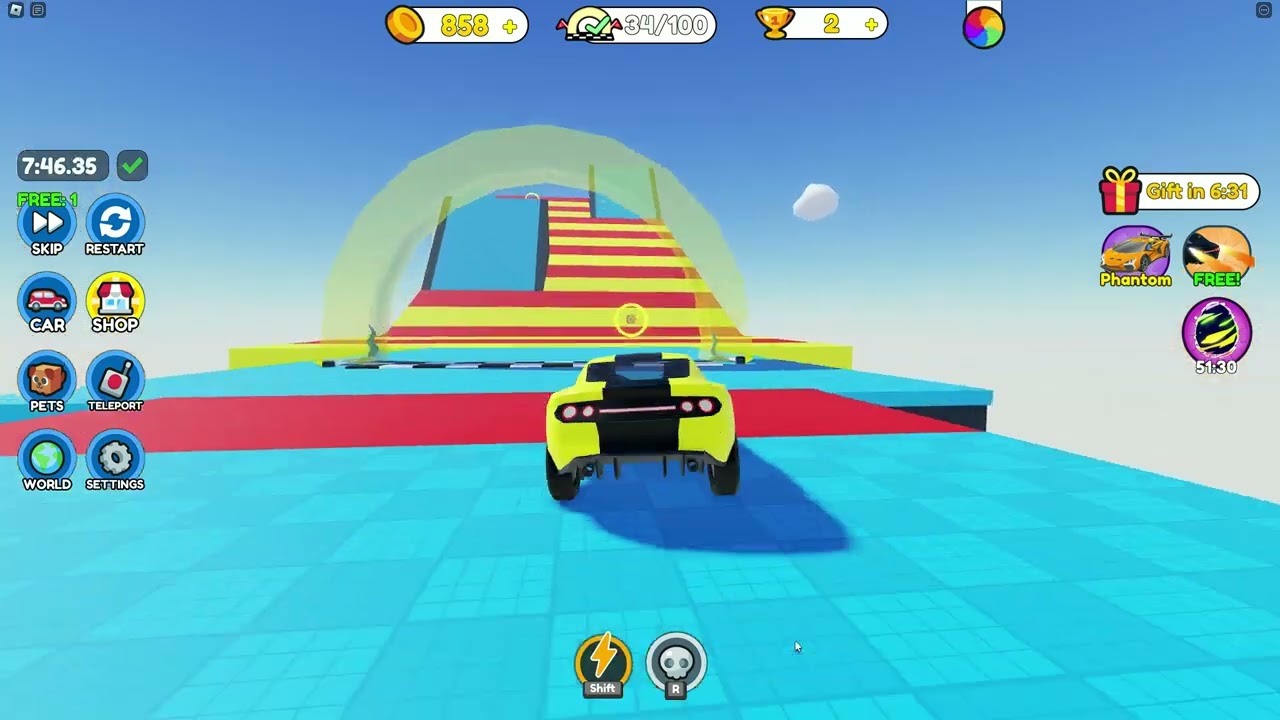 🔥Epic Car Stunt Race Obby [UPD]