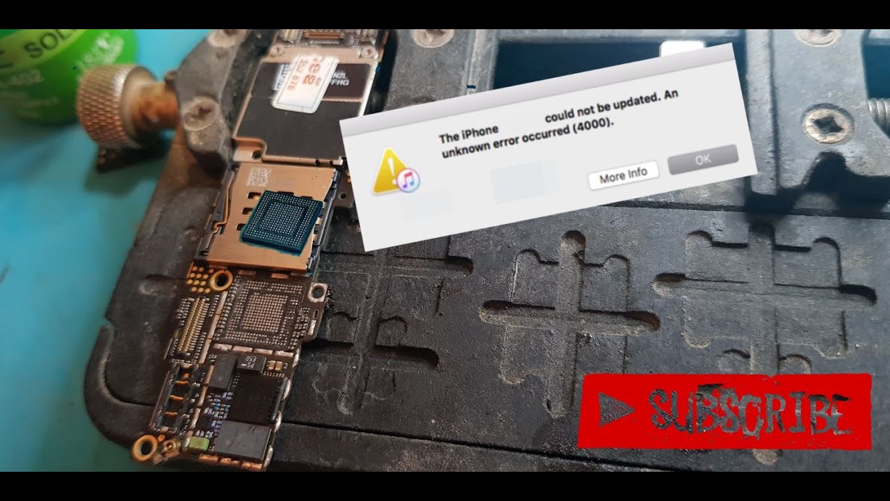 How To Fix Iphone 5g 5c 5s Error 4000 1 Iphone Wired