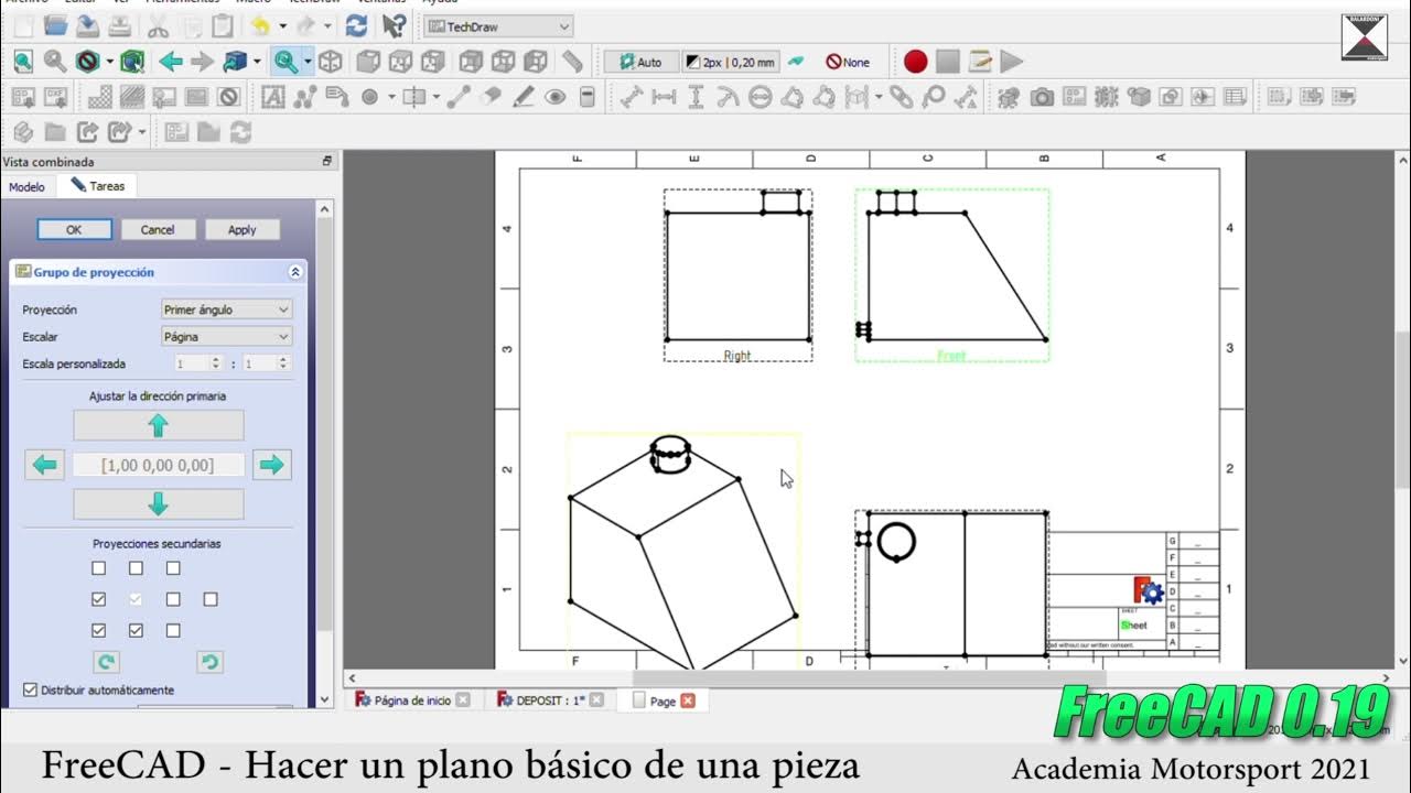 Freecad 0 19 creando planos b sicos tutorial para principianres