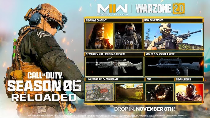 Call of Duty: Modern Warfare II and Call of Duty: Warzone Season 05  Reloaded Content Drop: What You Need to Know