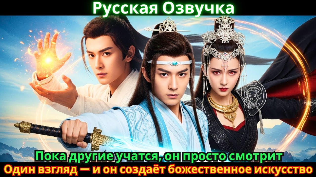 Пока другие учатся, он просто смотрит. Один взгляд — и он создаёт божественное искусство