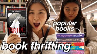 BEST book thrifting finds (+ cleaning, wrapping presents) | vlogmas 2023