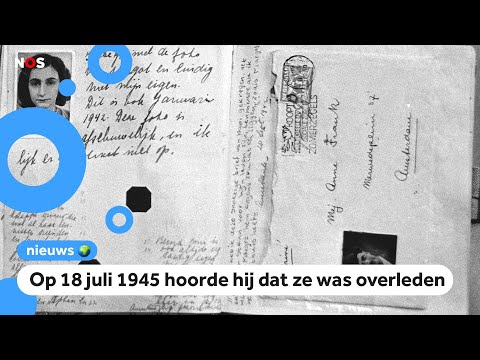 75 jaar geleden: Vader van Anne Frank krijgt haar dagboek