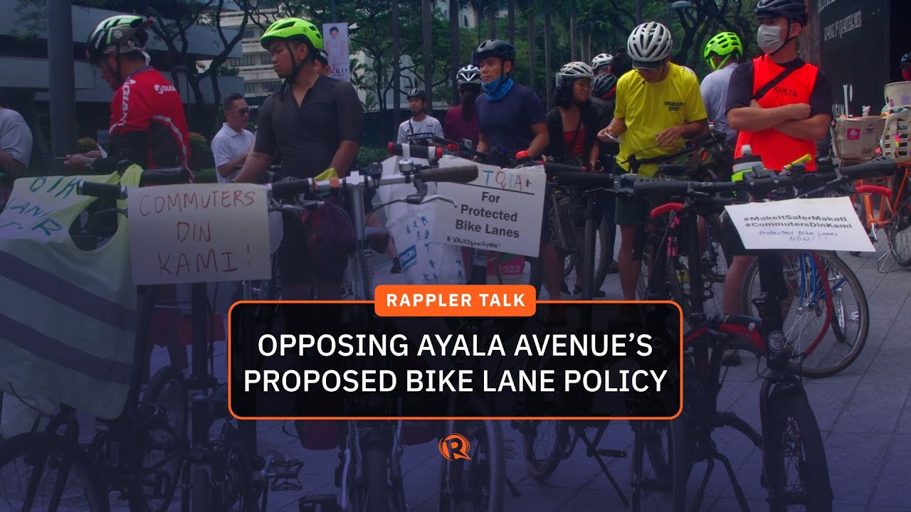 Rappler Talk: Opposing Ayala Avenue’s proposed bike lane policy