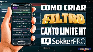 HT LIMIT CORNER FILTER IN THE NEW VERSION OF SOKKERPRO - cadú Tips screenshot 5