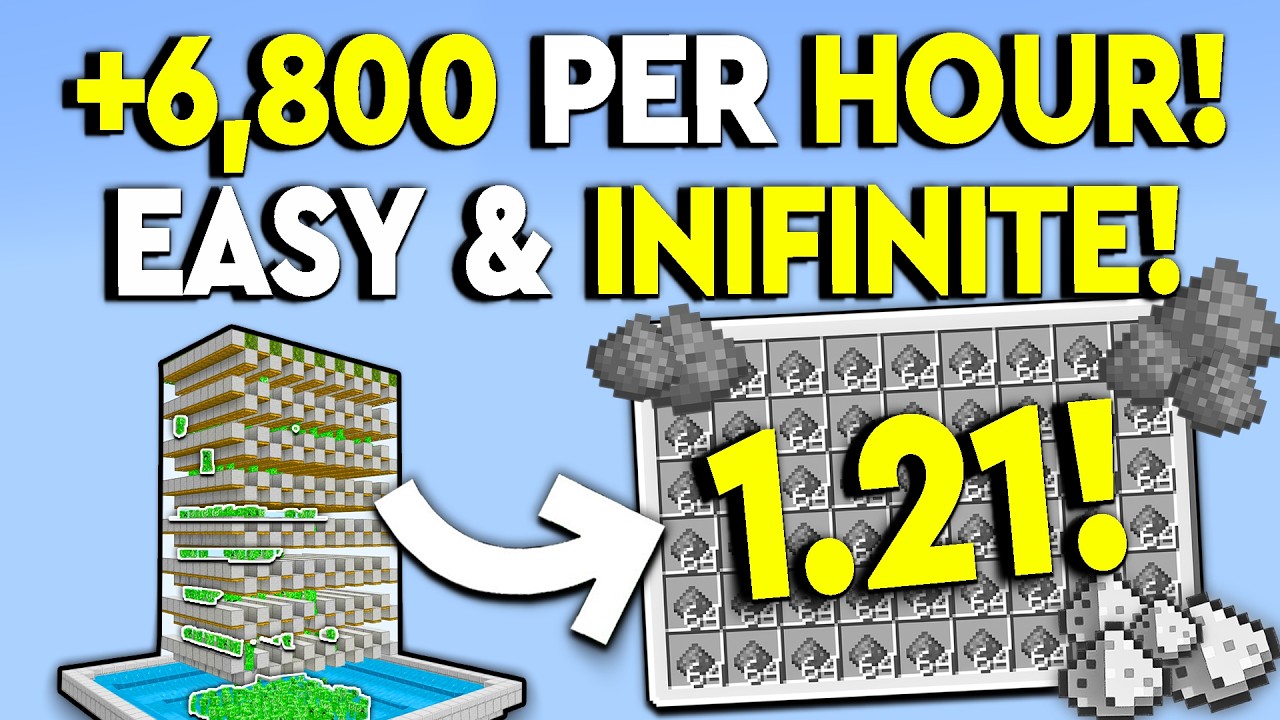 BEST INFINITE CREEPER FARM 1.21! Minecraft Bedrock - MCPE/Xbox/PS4/Nintendo Switch/Windows 10