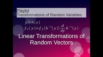 Linear Transformations of Random Vectors