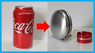DIY How To Make YoYo From COKE CANS!