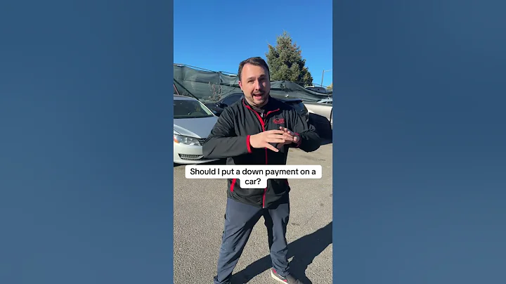Should I put a down payment on a car?#shorts #downpayment #car #auto