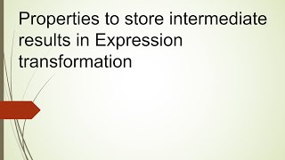 Expression transformation to implement expressions