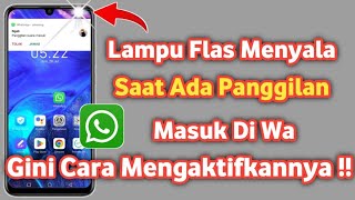 Cara menghidupkan Flash saat Ada panggilan Masuk WhatsApp hp infinix | Flash led infinix screenshot 1