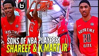 Shareef O'Neal \& Kenyon Martin Jr TEAM UP on Cal Supreme! Sons of NBA RIM WRECKERS!