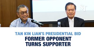 Former opponent turns supporter: Tan Jee Say backs Tan Kin Lian's presidential bid