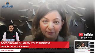 Interview at @NDTVProfitIndia on the topic "Decoding Gulshan Polyols’ Business KYC".