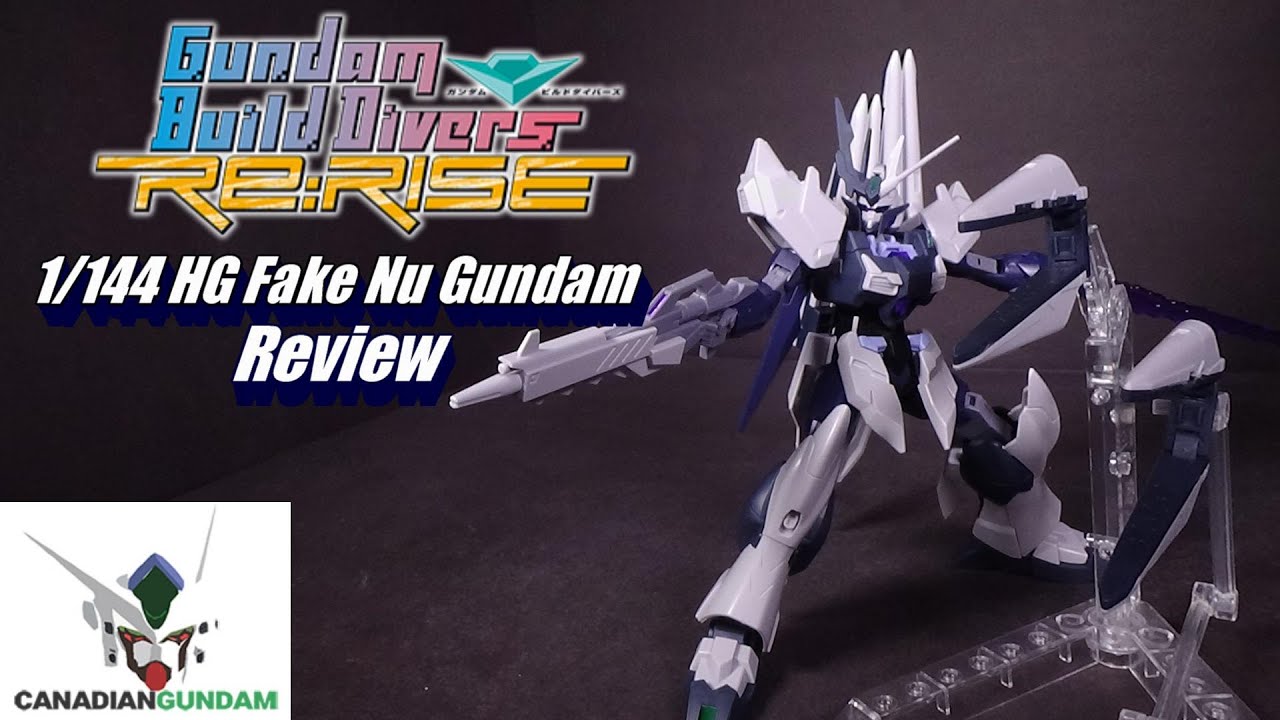 1/144 HG Fake Nu Unit & Fake Nu Weapons Review - YouTube