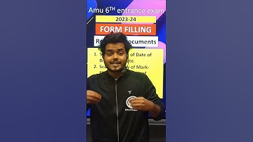 Documents Required for AMU Class 6th Entrance Exam 2023 #shorts #youtube #aligarhmuslimuniversity