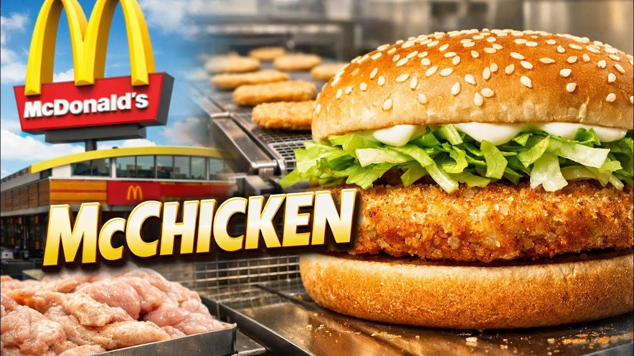 McChicken Manufacturing Process — Full Factory Tour#McChicken factory