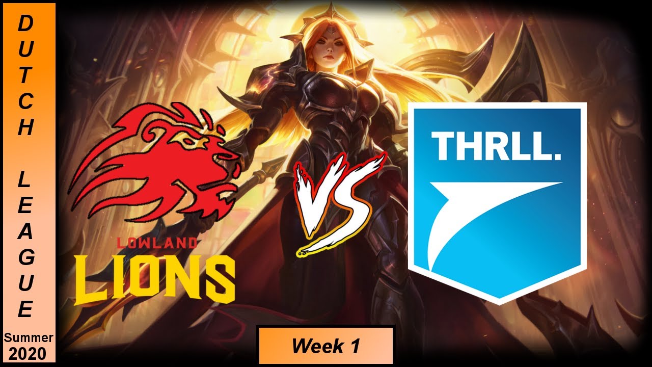 LowLandLions vs Team THRLL Highlights | Dutch League 2020 Summer Week 1